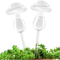 Sollbry - Set mit 2 automatischen Bewässerungskugeln aus mundgeblasenem Glas für den Innen- und Außenbereich (25 x 7 cm) von SOLLBRY
