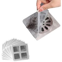 Sollbry - 20 Stück Einweg-Anti-Haar-Klebefilter für Abflüsse, Dusch- und Badewannen-Haarfilter, Abflussschutz-Waschbeckenfilter, selbstklebende Sollbry - 20 Stück Einweg-Anti-Haar-Klebefilter für Abflüsse, Dusch- und Badewannen-Haarfilter, Abflussschutz-Waschbeckenfilter, selbstklebende von SOLLBRY
