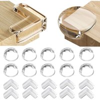 20 Stück Babytisch-Eckenschutz, Babytisch-Eckenschutz, Babytisch-Eckenschutz, Tischeckenschutz mit verbessertem Sekundenkleber für Tische und 20 Stück Babytisch-Eckenschutz, Babytisch-Eckenschutz, Babytisch-Eckenschutz, Tischeckenschutz mit verbessertem Sekundenkleber für Tische und von SOLLBRY