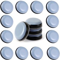 24 Stück Teflon-Möbelgleiter 25 mm (rund) – Möbelgleiter – Gleiter-Möbelgleiter, selbstklebende Teflon-Möbelgleiter für Stuhl, Sofa, Schreibtisch, von SOLLBRY