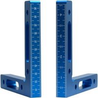 Sollbry 2er-Pack 90-Grad-Positionierungsquadrat-Klemmwinkel aus Aluminiumlegierung, 12 x 12 cm, rechtwinklige Klemmen, L-Typ, 90°-Eckklemme zum Sollbry 2er-Pack 90-Grad-Positionierungsquadrat-Klemmwinkel aus Aluminiumlegierung, 12 x 12 cm, rechtwinklige Klemmen, L-Typ, 90°-Eckklemme zum von SOLLBRY
