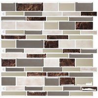 Sollbry - 2er-Pack Backsplash-Fliesen für die Küche, selbstklebende Wandpaneele zum Abziehen und Aufkleben für Badezimmerarbeitsplatten, Kamin Sollbry - 2er-Pack Backsplash-Fliesen für die Küche, selbstklebende Wandpaneele zum Abziehen und Aufkleben für Badezimmerarbeitsplatten, Kamin von SOLLBRY