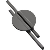 Sollbry - 2er-Pack schwarze Halbmond-Schubladengriffe (190 x 39 x 22 mm), Griffe für Küchenschränke, Kommoden, Loch-zu-Loch-Halbkreis-Schubladengriffe von SOLLBRY
