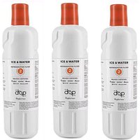 3 Stück Filter2 D2 Kühlschrank-Wasserfilter Kühlschrank-Filterkartusche - Sollbry von SOLLBRY