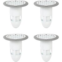 Sollbry - 4-teilige Dusch-Bodenablaufstopfen, geruchshemmende Anschlüsse, Gummi-Duschbodenablauf, geeignet für Badezimmer, Küche, wc, Sollbry - 4-teilige Dusch-Bodenablaufstopfen, geruchshemmende Anschlüsse, Gummi-Duschbodenablauf, geeignet für Badezimmer, Küche, wc, von SOLLBRY
