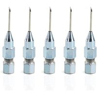 Sollbry - 5 Stück Mundfettpistolen-Nadelspitze, Fetteinspritznadel für die Schmierung in sehr dicht abgedichteten Lagern und Universalgelenken von SOLLBRY