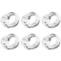 Sollbry - 6er-Set Türgriffschutz, transparente Antikollisionsmatte aus PVC-Türgriff, Stoßring, Türgriffschutz. Zum Schutz von Wänden, Türen, Fenstern Sollbry - 6er-Set Türgriffschutz, transparente Antikollisionsmatte aus PVC-Türgriff, Stoßring, Türgriffschutz. Zum Schutz von Wänden, Türen, Fenstern von SOLLBRY