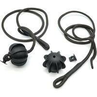 Sollbry Auto-Befestigungsseil, 2-teiliges Kabel für Auto-Heckregale, Universal-Befestigungskettenseil, Heckregal-Befestigungsclip-Kofferraumseil, für von SOLLBRY