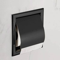 Edelstahl-Toilettenpapierhalter für Badezimmer, mattschwarz - Sollbry Edelstahl-Toilettenpapierhalter für Badezimmer, mattschwarz - Sollbry von SOLLBRY