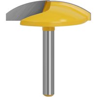 Gebogener und horizontaler Fräser mit 8 mm Schaft, Hartmetall-Formfräser – professionelle Holzschneidewerkzeuge (44,5 x 44,5 mm) - Sollbry von SOLLBRY