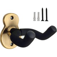 Gitarren-Wandaufhänger, 2er-Pack, sicherer und stilvoller Gitarren-Wandhaken für akustische E-Bassgitarre (2er-Pack), Bronze - Sollbry von SOLLBRY