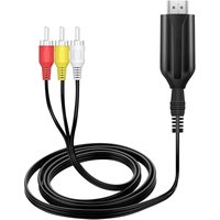 Sollbry - HDMI-zu-Konverter, HDMI-zu-AV-CVBS-Adapter unterstützt 4K 30 Hz, unterstützt pal ntsc für ältere Fernseher, Projektoren, TV-Boxen, DVDs Sollbry - HDMI-zu-Konverter, HDMI-zu-AV-CVBS-Adapter unterstützt 4K 30 Hz, unterstützt pal ntsc für ältere Fernseher, Projektoren, TV-Boxen, DVDs von SOLLBRY
