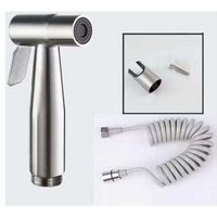 Sollbry - Hand-Bidet-Sprühgerät – mit 149,9 cm (59 Zoll) ABS-Teleskop-Flexibler Brauseschlauch für Sanitär, wc, Badezimmer-Sprühpistole für Bidet von SOLLBRY