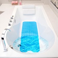 Hautfreundliche rutschfeste Badewannenmatte 100x40cm, Befestigung. BPA-freie rutschfeste Badematte - Sollbry von SOLLBRY