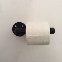 Sollbry - Industrieller Toilettenpapierhalter, rustikaler Toilettenpapierhalter zur Wandmontage, robuster Vintage-Toilettenpapierhalter für von SOLLBRY