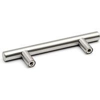 Set mit 2 96-mm-Lochmitten Stangengriff mit gebürstetem Nickel-Finish Küchenschrank-/Kommode-Schubladen-Hardware - Sollbry Set mit 2 96-mm-Lochmitten Stangengriff mit gebürstetem Nickel-Finish Küchenschrank-/Kommode-Schubladen-Hardware - Sollbry von SOLLBRY