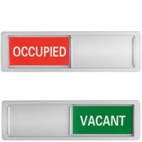 Sichtschutzschild, Premium "Frei/Besetzt"-Schild für Zuhause, Büro, Toilette, Konferenzräume, Hotels, Krankenhäuser, Schiebetüranzeige zeigt an, ob von SOLLBRY