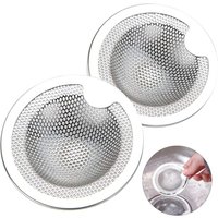 Sollbry - Stück Edelstahl-Spülbeckensieb, Küchenspülenfilter, Edelstahl-Abflussfilter, Spülbeckensieb, Küchenspüle-Rost für Küchenspüle, Badezimmer, von SOLLBRY