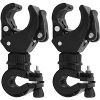 Sollbry Stück Fahrrad-Taschenlampenhalter, Fahrradlicht-Halterung, 360 Grad drehbar, Fahrrad-Taschenlampen-Halterung, verstellbare von SOLLBRY