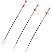 Stück Krallenklammern, 60 cm, flexible, leistungsstarke Krallenklammern mit Griffhaken, vier Krallen, gebogen, weit verbreitet für Waschbecken, von SOLLBRY