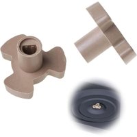 Stück Mikrowellen-Drehteller-Kupplungswellen-Tablett-Kupplungshalterung für Mikrowellen-Drehteller-Rollenführungshalterung zum Koppeln von von SOLLBRY