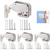 Stück Mini-Riegel, Doppelrollen-Schranktürschnäpper, Schrankschnäpper für Schrank, Mini-Touch-Riegel, Schranktürriegel, Türriegel (mit Gegenstück) Stück Mini-Riegel, Doppelrollen-Schranktürschnäpper, Schrankschnäpper für Schrank, Mini-Touch-Riegel, Schranktürriegel, Türriegel (mit Gegenstück) von SOLLBRY