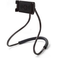 Sollbry - Universeller Smart-Handyhalter, um den Hals hängend, flexibler Lazy-Handyhalter, freie Drehung für mehrere Funktionen (schwarz), 60 cm von SOLLBRY