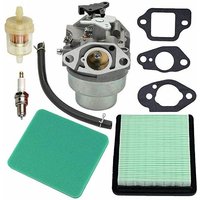 Sollbry Vergaser-Set, GCV160 Rasenmäher-Vergaser-Set, Vergaser-Set mit Zündkerzendichtung, Kraftstoff-Luftfilter-Set von SOLLBRY