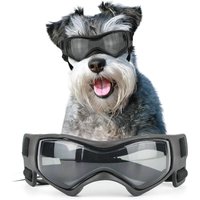Sollbry - Sonnenbrille für mittelgroße Hunde, UV-Schutz, Mops-Sonnenbrille für kleine und mittelgroße Hunde, winddicht, beschlagfrei, schneesicher, von SOLLBRY