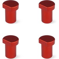 Stück Bankklemme aus Aluminiumlegierung, Bankhaken aus Edelstahl, Bankanschläge für Tisch, geeignet für stationäre Werkbänke (rot) - Sollbry von SOLLBRY
