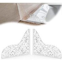 Sollbry - Stück Dusch-Spritzschutz, Badewannen-Spritzschutz, spritzwassergeschützt, für Küche, Acryl, selbstklebendes Badezimmer-Zubehör (transparent von SOLLBRY