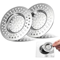 Sollbry - Stück Küchenspülenfilter, Edelstahl-Spülbeckensieb, Duschhaarfilter, Spülbecken-Abflussfilter, Küchenspüle-Rost, Spülbecken-Abflusszubehör, von SOLLBRY