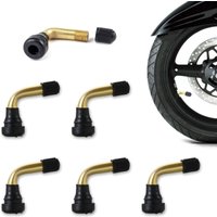 Sollbry - Stück Motorrad Tubeless Ventile 90° Winkel PVR70 Reifenventil Messingventil für Motorräder Autos Fahrräder Elektrofahrzeuge von SOLLBRY