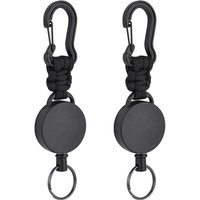 Stück erweiterbare Schlüsselringe, Karabiner-Ausweishalter, 60 cm einziehbare Jojo-Rolle mit Verstärkung und Widerstandsfähigkeit - Sollbry Stück erweiterbare Schlüsselringe, Karabiner-Ausweishalter, 60 cm einziehbare Jojo-Rolle mit Verstärkung und Widerstandsfähigkeit - Sollbry von SOLLBRY