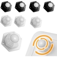 Sollbry - Stück selbstklebende Mini-Rollen, Mini-Rollen-Lenkrolle, 360-Grad-geräuschlose Möbelrollen Sollbry - Stück selbstklebende Mini-Rollen, Mini-Rollen-Lenkrolle, 360-Grad-geräuschlose Möbelrollen von SOLLBRY