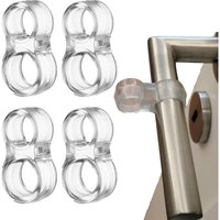 Transparenter Türstopper-Wandschutz (12 Stück), Türknauf-Geräuschunterdrückung, transparenter Silikon-Türstoßfänger, Türknauf-Wandschutz - Sollbry von SOLLBRY