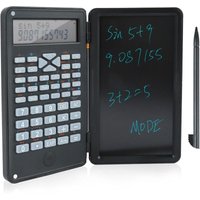 Wissenschaftlicher Taschenrechner mit zweireihigem LCD-Display, Schreibtablett, 240 Funktionen, kompakte Größe, für Büro und Schule - Sollbry von SOLLBRY