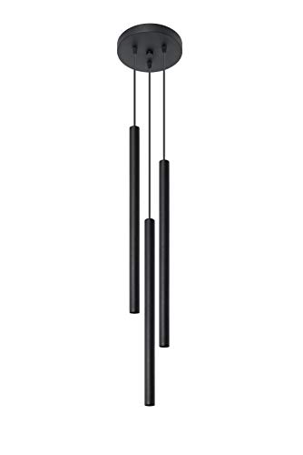 SOLLUX lighting Hängelampe Pendelleuchte Hängeleuchte Deckenlampe Lampe Decke Stahl 3 Flammig 19,5 x 19,5 x 104 cm Pastelo von SOLLUX lighting