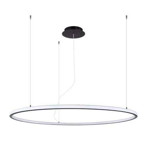 SOLLUX Kronleuchter RISA 120 schwarz LED 3000K - Leuchte mit LED-Leuchtmittel - Leuchtmittel nicht im Lieferumfang enthalten - Lampe für das Wohnzimmer - Moderne Beleuchtung - 120/120/160 cm SOLLUX Kronleuchter RISA 120 schwarz LED 3000K - Leuchte mit LED-Leuchtmittel - Leuchtmittel nicht im Lieferumfang enthalten - Lampe für das Wohnzimmer - Moderne Beleuchtung - 120/120/160 cm von SOLLUX lighting