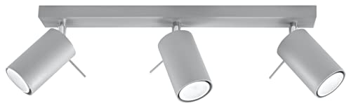 SOLLUX lighting Ring Deckenleuchte mit 3 Strahlern - Lampe für Wohnzimmer und Esszimmer mit Verstellbarem Arm und Lichtrichtung - Leuchte für Küche 3 von SOLLUX lighting