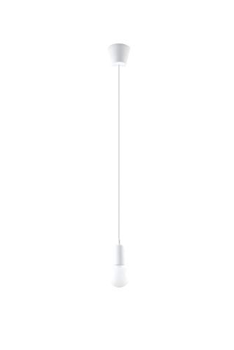 SOLLUX Pendelleuchte DIEGO Einzigartiges Design ohne Schirm Minimalistische Beleuchtung LED Einzelbirne Weiß SOLLUX Pendelleuchte DIEGO Einzigartiges Design ohne Schirm Minimalistische Beleuchtung LED Einzelbirne Weiß von SOLLUX lighting