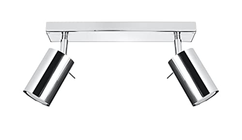 SOLLUX lighting Deckenlampe Deckenleuchte Deckenstrahler Stahl 2 Flammig Chrom RING SOLLUX lighting Deckenlampe Deckenleuchte Deckenstrahler Stahl 2 Flammig Chrom RING von SOLLUX lighting