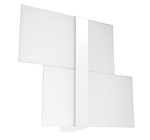 SOLLUX Steel Lighting LED-Glühbirne Designer-Lampenschirm Minimalistisch Einfache Installation Wandleuchte Massimo Weiß von SOLLUX lighting