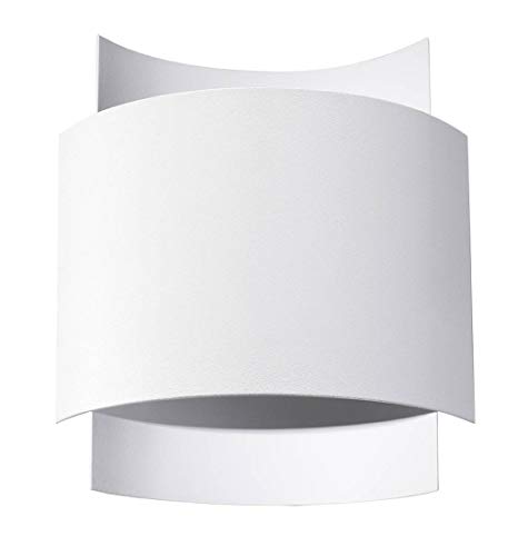 SOLLUX Wandleuchte IMPACT Double Source Wandleuchte Lampe Stahl LED Birne Minimalistisches Modernes Design Weiße Farbe 23x22x11cm von SOLLUX lighting