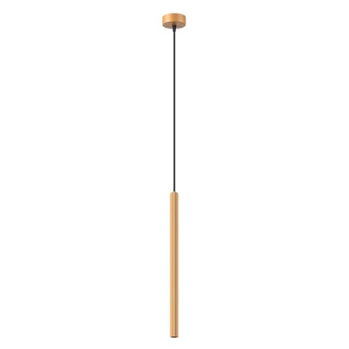SOLLUX lighting - Arche Pendelleuchte - Hängeleuchte - Stilvolle Pendellampe - Lange Lebensdauer - Attraktives Design - Material Stahl - G9, 1x max 8W LED, ~230V, 50Hz - Gold von SOLLUX lighting
