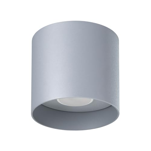 SOLLUX lighting Elegante Deckenleuchte - Deckenleuchten Lampe für Innen - Deckenleuchte Wohnzimmer – Glühbirne nicht enthalten – GU10-Fassung – MIKA - 12x12x11cm - Grau SOLLUX lighting Elegante Deckenleuchte - Deckenleuchten Lampe für Innen - Deckenleuchte Wohnzimmer – Glühbirne nicht enthalten – GU10-Fassung – MIKA - 12x12x11cm - Grau von SOLLUX lighting