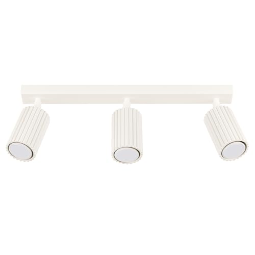 SOLLUX lighting Deckenlampe Deckenleuchte Deckenstrahler Aluminium 3 Flammig 45 x 6,5 x 16,5 cm Karbon Beige SOLLUX lighting Deckenlampe Deckenleuchte Deckenstrahler Aluminium 3 Flammig 45 x 6,5 x 16,5 cm Karbon Beige von SOLLUX lighting