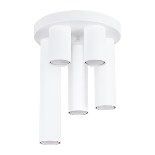 SOLLUX lighting Deckenlampe Deckenleuchte Deckenstrahler Stahl 5 Flammig 25 x 25 x 33 cm Weiß Lagos SOLLUX lighting Deckenlampe Deckenleuchte Deckenstrahler Stahl 5 Flammig 25 x 25 x 33 cm Weiß Lagos von SOLLUX lighting