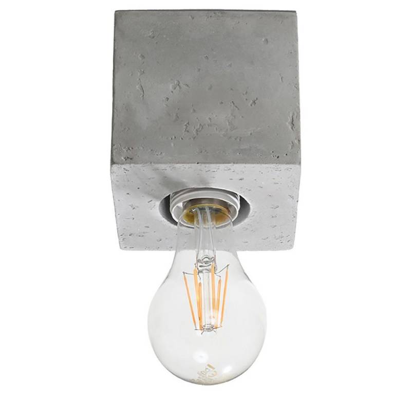 SOLLUX lighting Deckenleuchte, Leuchtmittel nicht inklusive, Beton Deckenleuchte Deckenlampe Industrial Wohnzimmer SOLLUX lighting Deckenleuchte, Leuchtmittel nicht inklusive, Beton Deckenleuchte Deckenlampe Industrial Wohnzimmer von SOLLUX lighting
