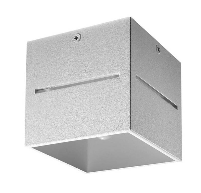SOLLUX lighting Deckenleuchte, Leuchtmittel nicht inklusive, Deckenspot eckig grau Aufbau-Deckenstrahler Aufbauspot SOLLUX lighting Deckenleuchte, Leuchtmittel nicht inklusive, Deckenspot eckig grau Aufbau-Deckenstrahler Aufbauspot von SOLLUX lighting